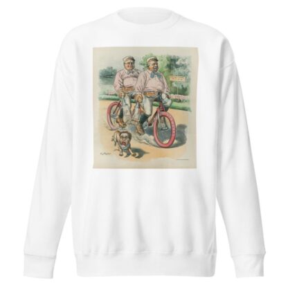 Politics makes strange wheel-fellows by Charles Jay Taylor Sweatshirt