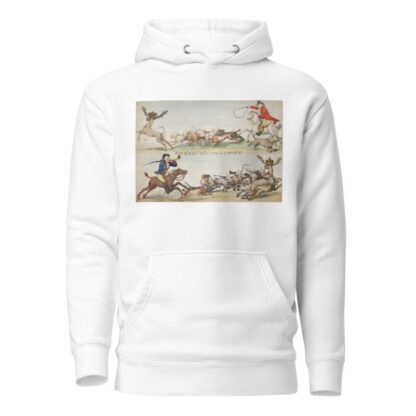 Who kills first for a crown by Thomas Rowlandson Hoodie
