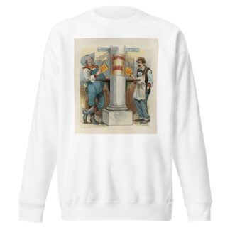 A puzzling feature of the new prosperity by Louis Dalrymple Sweatshirt