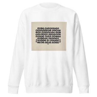 Beispiele kunstlerischer Schrift Pl.041 by Rudolf von Larisch Sweatshirt