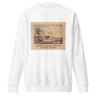 West Philadelphia Manufacturing Cos. starch & sarina works by James Fuller Queen Sweatshirt