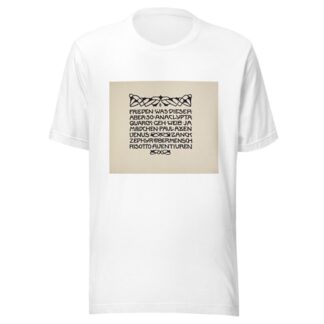 Beispiele kunstlerischer Schrift Pl.035 by Rudolf von Larisch T-Shirt