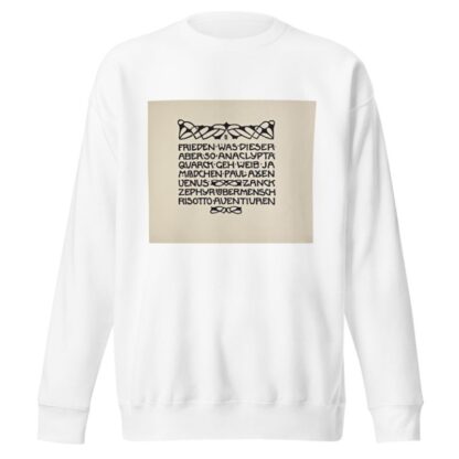 Beispiele kunstlerischer Schrift Pl.035 by Rudolf von Larisch Sweatshirt