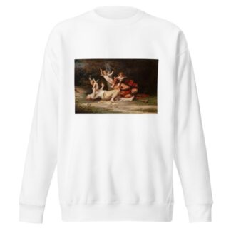Group in Terra-Cotta – Bacchanalian Subject. by John Charles Robinson Sweatshirt
