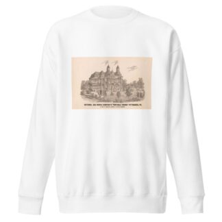 National gas works company’s portable works, Pittsburgh, Pa. As seen in operation lighting a private residence by Krebs Lith. Co Sweatshirt