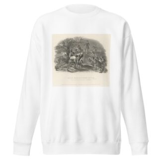 Fortifying Breed’s Hill in the night June 16 1775 by Felix Octavius Carr Darley Sweatshirt