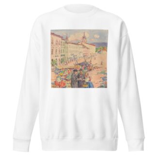 11. – At the Market by Gustáv Mallý Sweatshirt