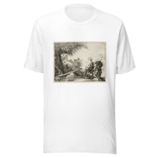 The Holy Family and the Palm Tree by Giovanni Domenico Tiepolo T-Shirt