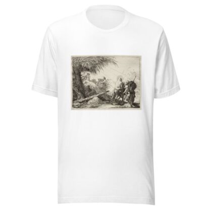 The Holy Family and the Palm Tree by Giovanni Domenico Tiepolo T-Shirt
