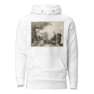 The Holy Family and the Palm Tree by Giovanni Domenico Tiepolo Hoodie