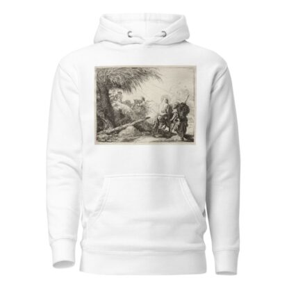 The Holy Family and the Palm Tree by Giovanni Domenico Tiepolo Hoodie