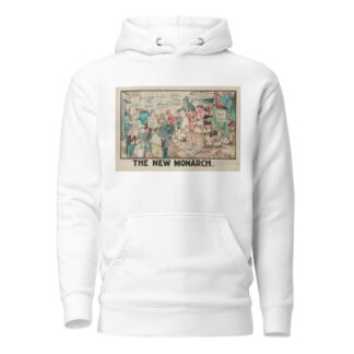 The New Monarch by Carey Cartoon Service Hoodie