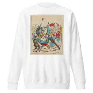 Façon dont le gouvernement de Versailles-les-empaillés, remportera la victoire à la bataille de crosse-en-l’air by Moloch (Alphonse Hector Colomb) Sweatshirt