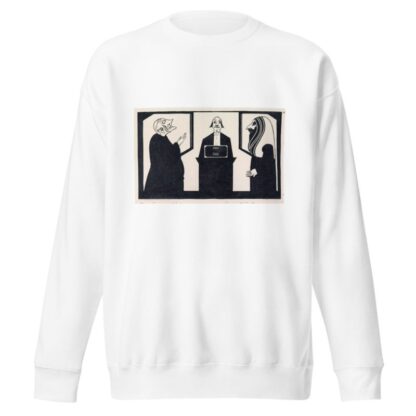Entre ces trois mon coeur balance by Samuel Jessurun de Mesquita Sweatshirt