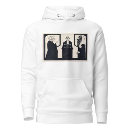 Entre ces trois mon coeur balance by Samuel Jessurun de Mesquita Hoodie
