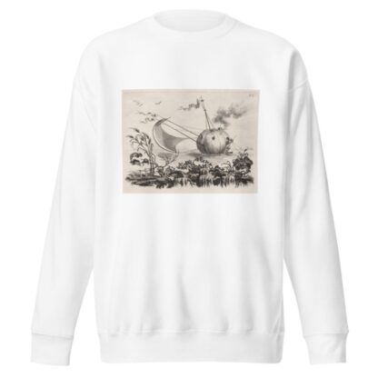 A Pumpkin Used as a Fishing Boat by Filippo Morghen Sweatshirt