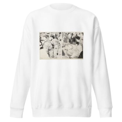 Two forms of gambling; on left the stock market, on the right a casino by Will Crawford Sweatshirt
