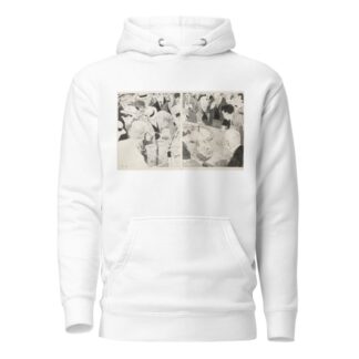 Two forms of gambling; on left the stock market, on the right a casino by Will Crawford Hoodie