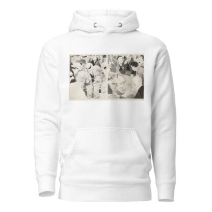 Two forms of gambling; on left the stock market, on the right a casino by Will Crawford Hoodie
