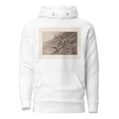 The roundup by Frederic Remington Hoodie