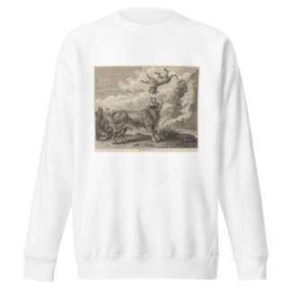 Fable IX. The Bull and the Mastiff by John Wootton Sweatshirt