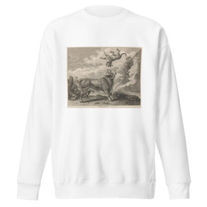 Fable IX. The Bull and the Mastiff by John Wootton Sweatshirt