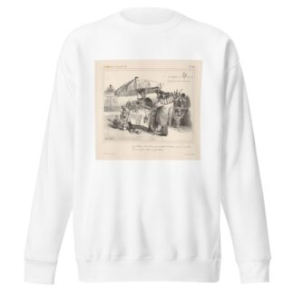 A beautiful bouquet well stocked to wish a happy new year to your good cousins, Nicholas-Francois and Guillaume by J. J. Granville Sweatshirt