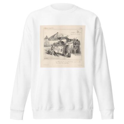 A beautiful bouquet well stocked to wish a happy new year to your good cousins, Nicholas-Francois and Guillaume by J. J. Granville Sweatshirt