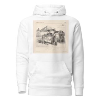A beautiful bouquet well stocked to wish a happy new year to your good cousins, Nicholas-Francois and Guillaume by J. J. Granville Hoodie
