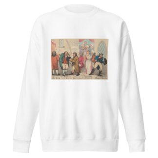 Old Hat or a Serious Divertisment as Performed at the Chappel Royal by John Cawse Sweatshirt