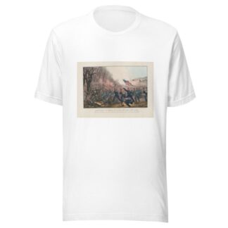 Battle of Mill Spring, Ky. Jan 19th 1862 by Currier & Ives. T-Shirt