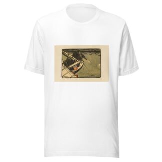 Attaque d’un sous marin par hydravion. Golfe de Gascogne, 1918 by Maurice Busset T-Shirt