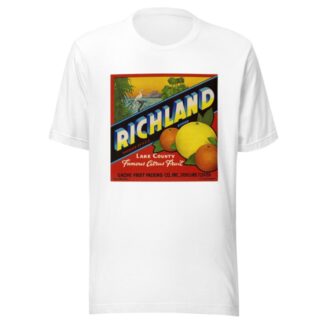Richland Brand Citrus Label by Anonymous T-Shirt