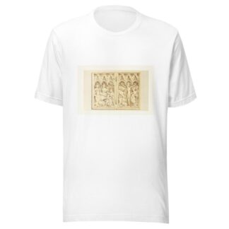 Diptych in Carved Ivory representing the Adoration of the Magi and the Crucifixion by John Charles Robinson T-Shirt