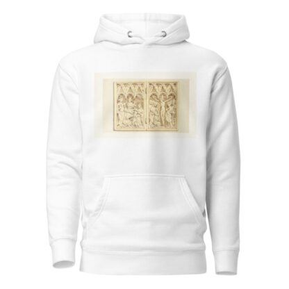 Diptych in Carved Ivory representing the Adoration of the Magi and the Crucifixion by John Charles Robinson Hoodie