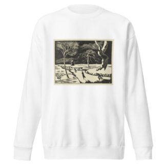 Wintergezicht, folio by Bernard Essers Sweatshirt