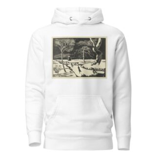 Wintergezicht, folio by Bernard Essers Hoodie