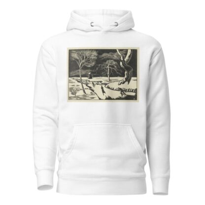 Wintergezicht, folio by Bernard Essers Hoodie