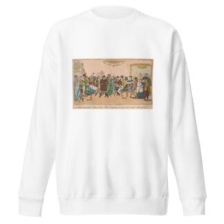 Masquerade, Tom & Bob keeping it up in real character by Henry Thomas Alken Sweatshirt