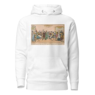 Masquerade, Tom & Bob keeping it up in real character by Henry Thomas Alken Hoodie