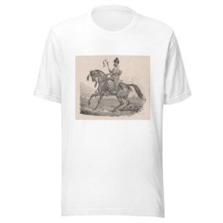 Cossack Cavalier by Carle Vernet T-Shirt