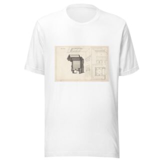 An Ionick work in perspective; with the manner of reconciling the fictitious to the solid architecture. by Andrea Pozzo T-Shirt
