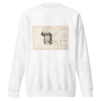 An Ionick work in perspective; with the manner of reconciling the fictitious to the solid architecture. by Andrea Pozzo Sweatshirt
