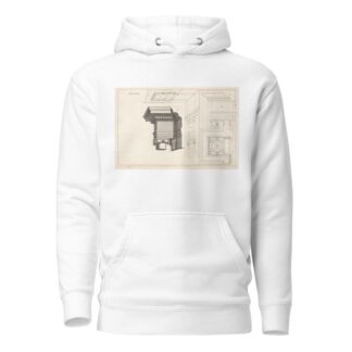 An Ionick work in perspective; with the manner of reconciling the fictitious to the solid architecture. by Andrea Pozzo Hoodie