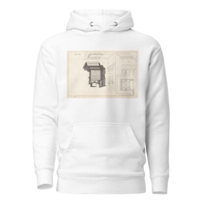 An Ionick work in perspective; with the manner of reconciling the fictitious to the solid architecture. by Andrea Pozzo Hoodie