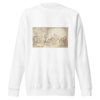 Pleasure of a Poste aux Anes, from Sentimental Travels by Thomas Rowlandson Sweatshirt