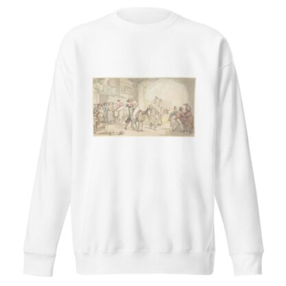Pleasure of a Poste aux Anes, from Sentimental Travels by Thomas Rowlandson Sweatshirt
