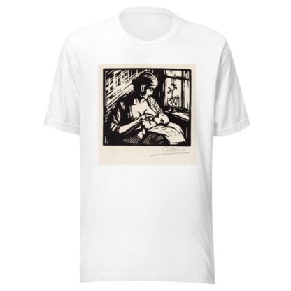 Vrouw die een kind borstvoeding geeft by Jacques Jeichienus Ottens T-Shirt