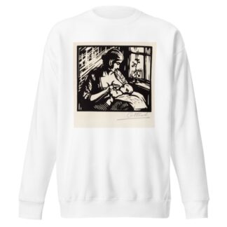 Vrouw die een kind borstvoeding geeft by Jacques Jeichienus Ottens Sweatshirt