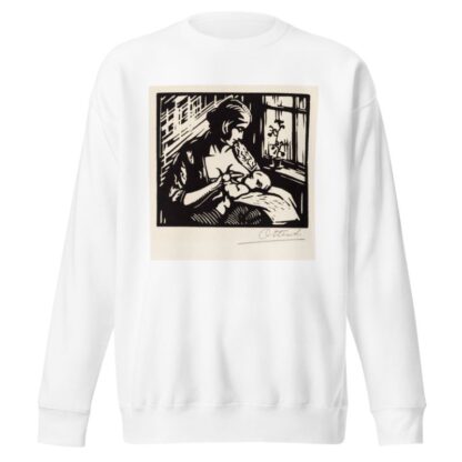 Vrouw die een kind borstvoeding geeft by Jacques Jeichienus Ottens Sweatshirt
